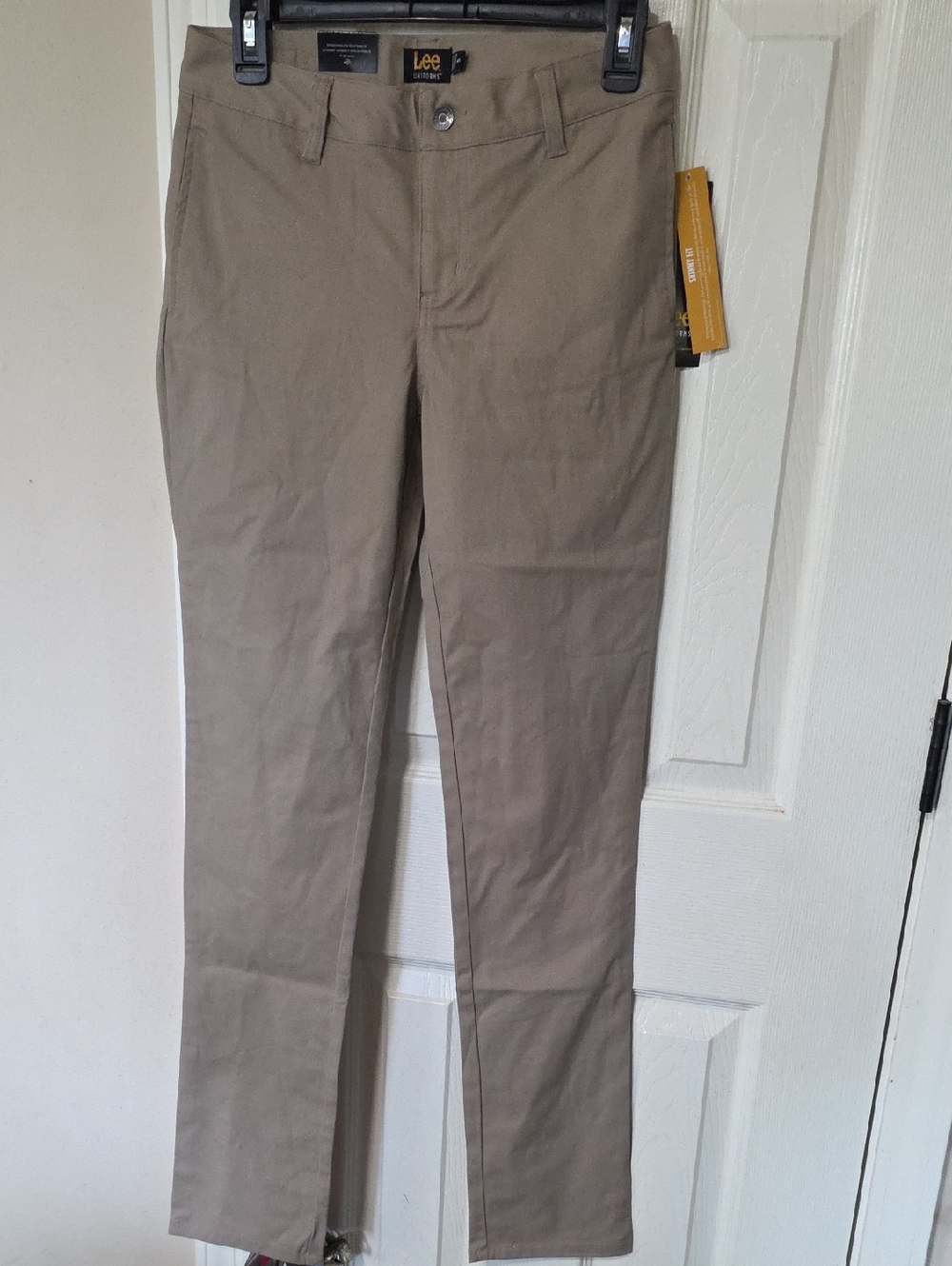 Lee Women's Straight Fit Khaki Chinos - Light Brown Uniform